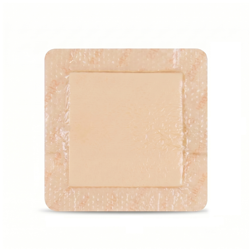 7.5x7.5cm 실리콘 테두리 폼 드레싱