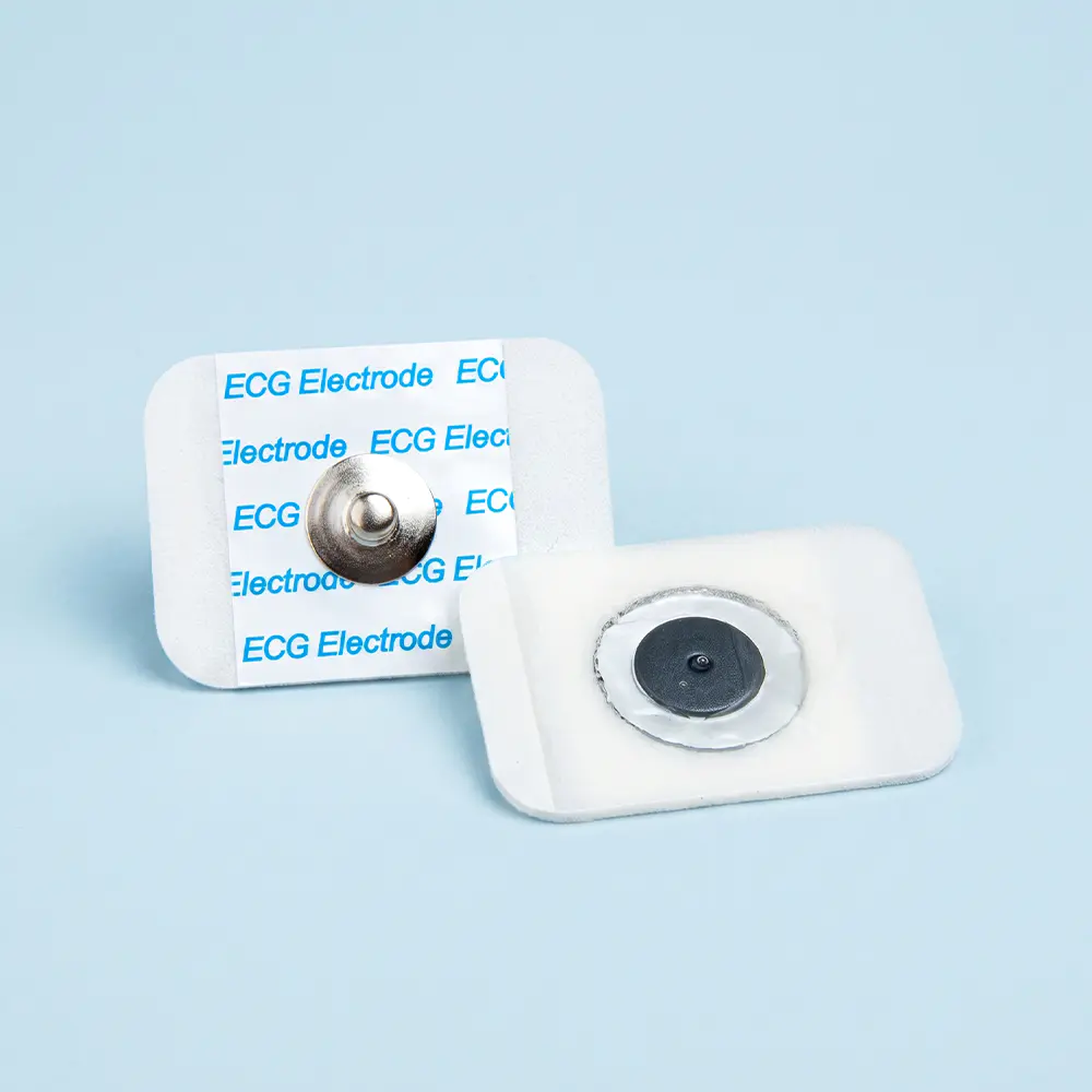 성인 ECG 모니터링을 위한 25*35mm 일회용 폼 스냅 ECG 전극